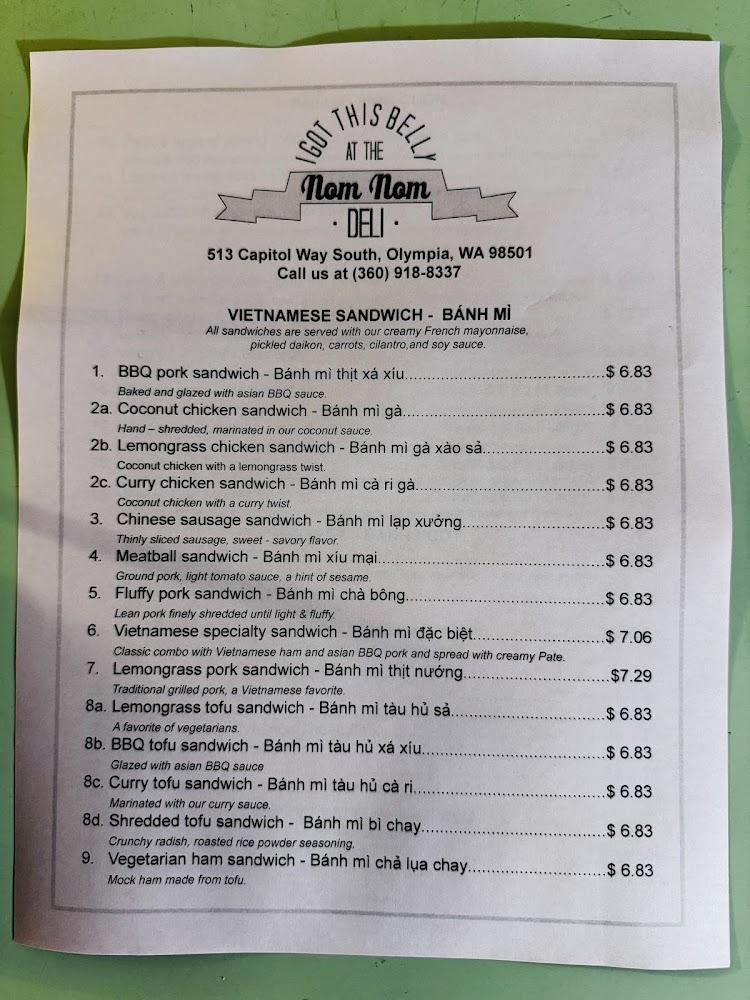 Nom Nom Deli Menu image 3